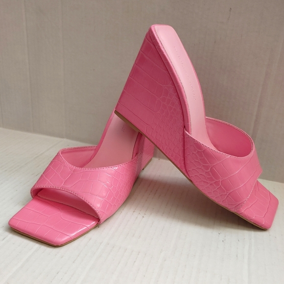 Princess Polly Open Toe Wedge Shoes Size 10 - Picture 9 of 9
